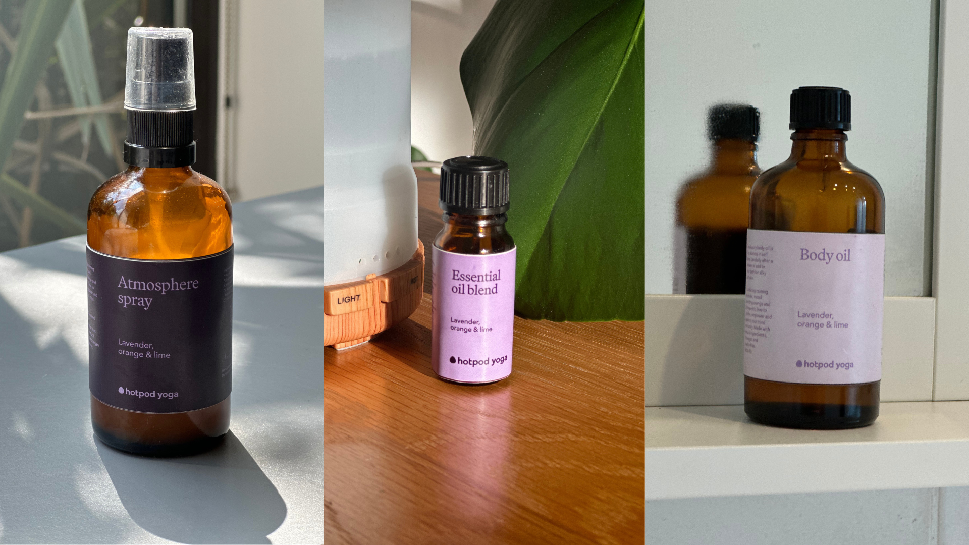 Hotpod Yoga aromatherapy collection